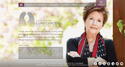 Desktop Screenshot of lungcancerfoundation.org